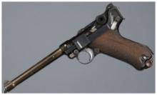 DWM Model 1920 "Blank Chamber" Commercial Navy Luger Pistol