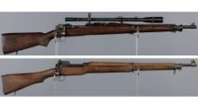 Two U.S. Military Bolt Action Rifles