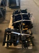 SET OF SKID STEER ATTACHMENTS