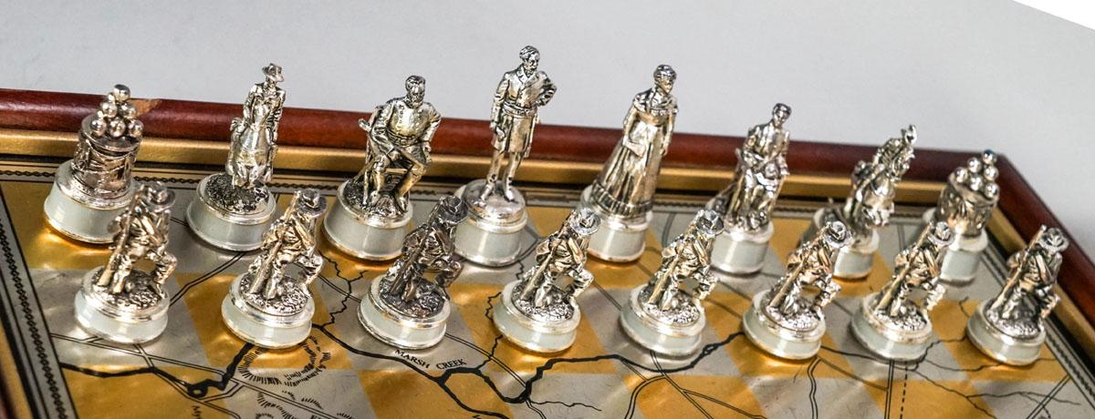 Franklin Mint Civil War/Gettysburg Chess Set