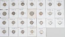 26 - Roosevelt Silver Dimes; Various Dates/Mints