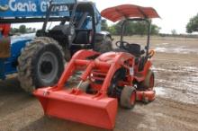 KUBOTA BX1850 CANOPY 4WD W/ LDR BUCKET AND BELLY MOWER