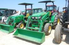 JD 4052M CANOPY 4WD W/ LDR BUCKET 434HRS (WE DO NOT GUARANTEE HOURS0