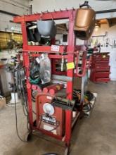 Welding Stand, Welder and All Contents