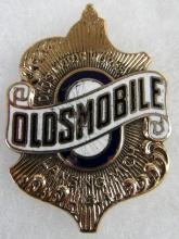 Antique Oldsmobile Motor Co. Porcelain Enameled Automobile Grill Badge
