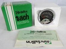Vintage Muscle Car Era Medallion Brand 8K Tachometer NOS in Orig. Box