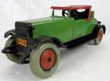 Antique Chein Pressed Steel 2 Door Coupe Touring Car w/ Rumble Seat!