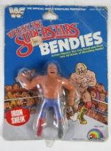 Vintage 1985 LJN WWF Wrestling Bendies IRON SHEIK MOC