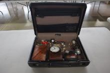 Samsonite Briefcase with Jewelry and Watches