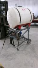 UNFINISHED 3 PT. SPRAYER: 110 GALLON TANK, HYD. DRIVE PUMP , no boom or valving