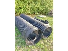 18' Long 30" Poly Culvert With Coupler
