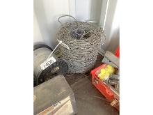 Part Roll of Barbed Wire