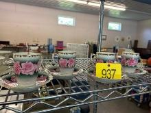 4 Germany Cups & Saucers