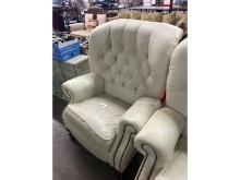 Leather Wingback Recliner