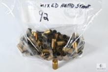 Approximately 92 Casings Mixed Head 40 S&W
