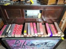 30 Antique Player Piano Pianola Music Rolls w/Boxes