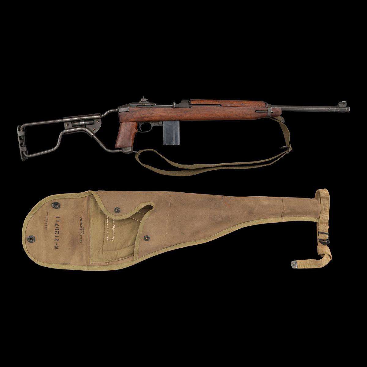 **Inland U.S. M1A Type I Paratrooper Carbine with Sling and Drop Bag