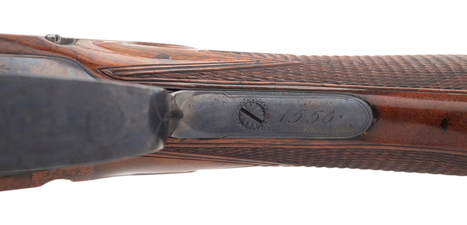 **High Quality B-Grade D.M. Lefever Crossbolt SxS Shotgun with Krupp Barrels