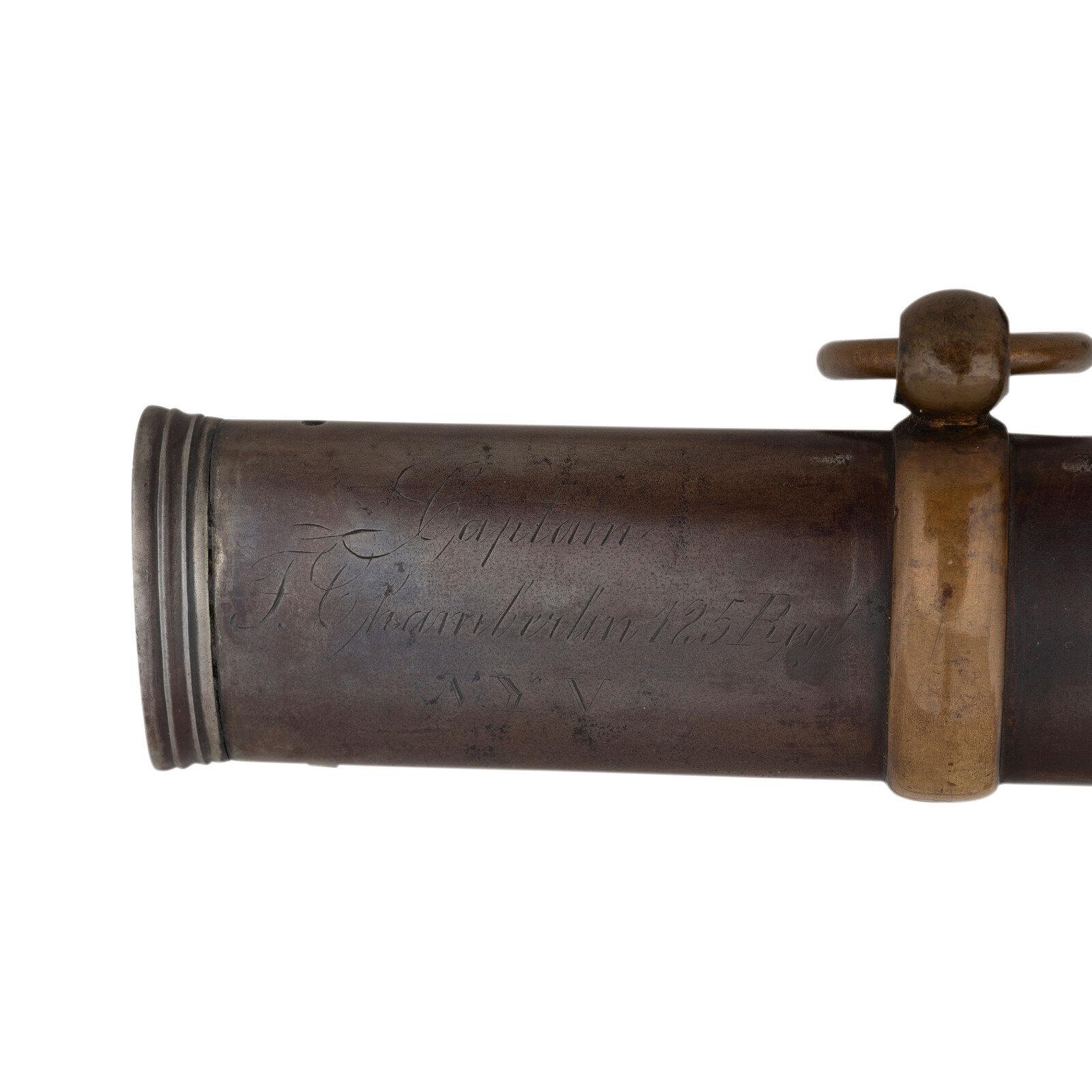 PDL British 1821 Pattern Sword Inscribed to Capt. Frank Chamberlain - WIA at Gettysburg