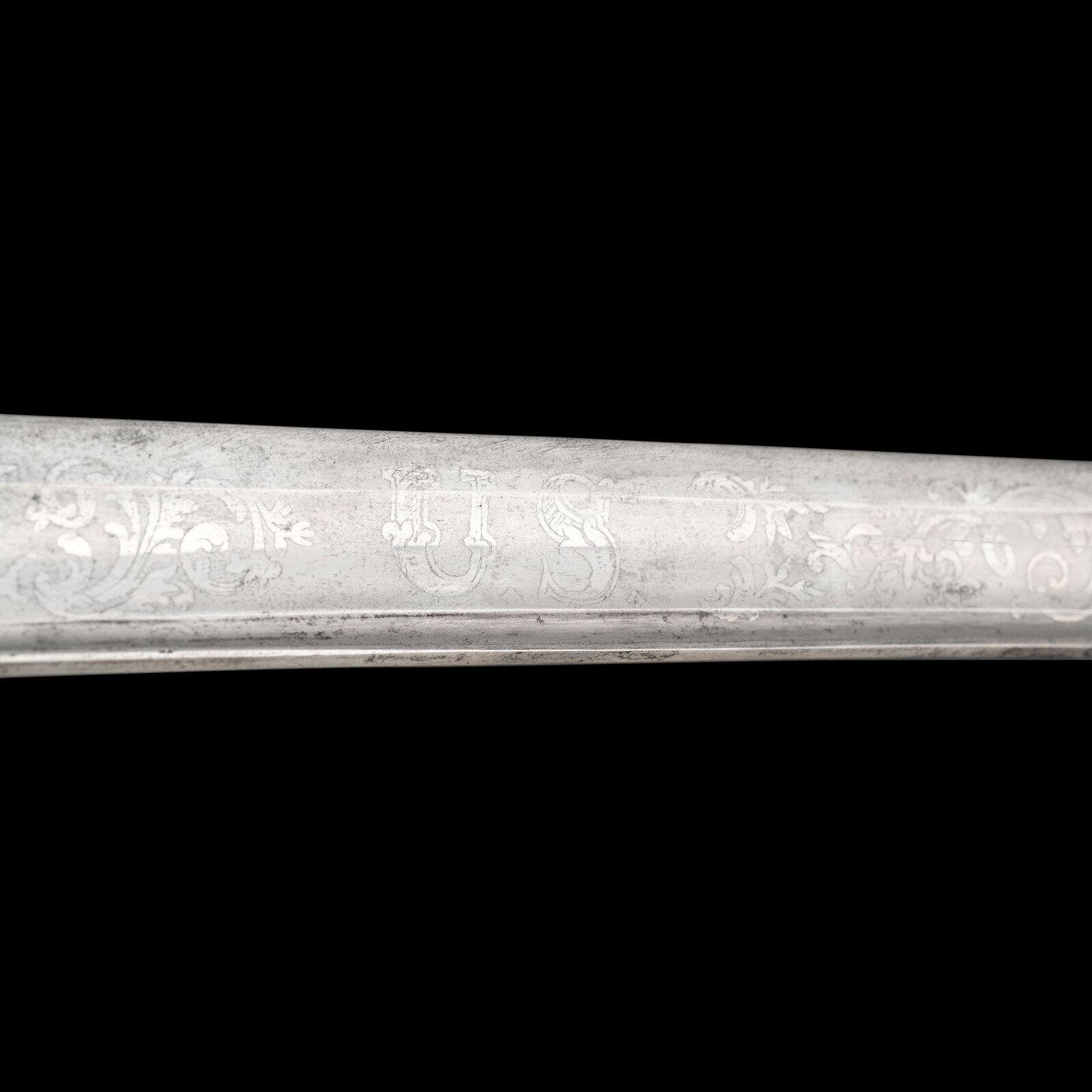 Cased Schuyler, Hartley &Graham Retailed Walscheid 1850 Foot Officer's Sword to Major William Walker