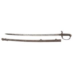 Non-Regulation Staff & Field Officer's Sword of Lt. Isaiah Robison - KIA at Peachtree Creek