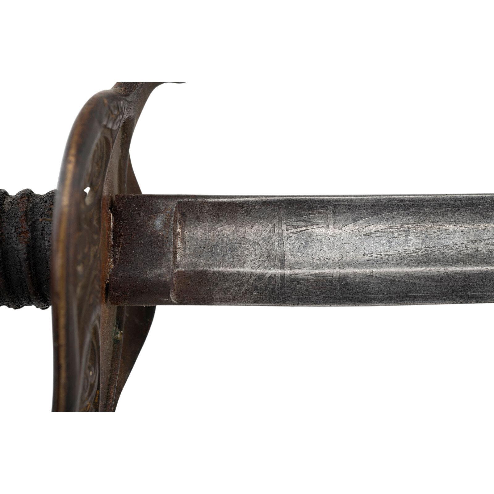 Imported Model 1850 Foot Officer's Sword of Lt. William Tompkins - 115th NY - KIA at Olustee