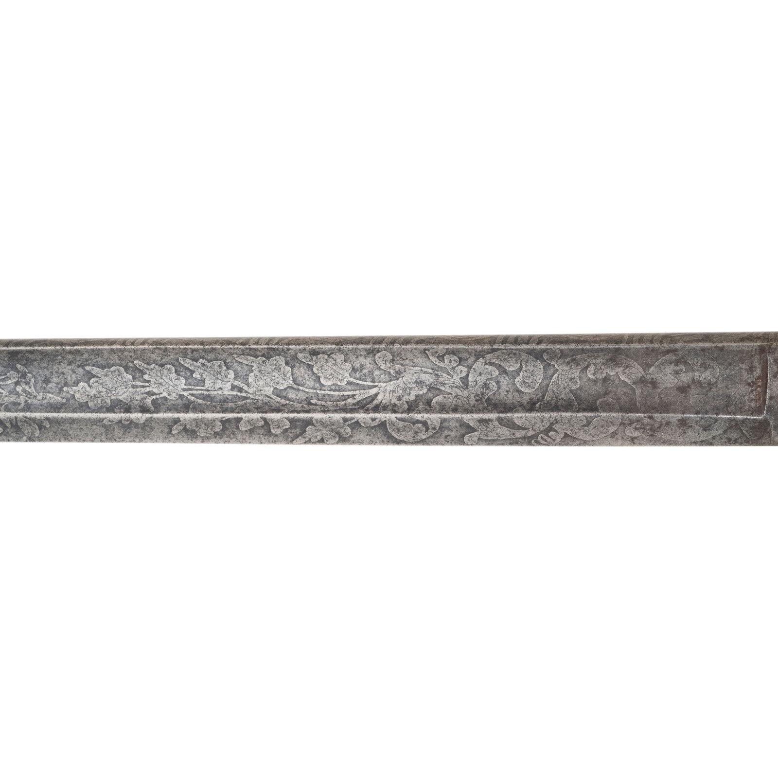 Ames Model 1851 General Officers' Sword Inscribed from Confederate Col. WW Horton to Capt. PH Thomas