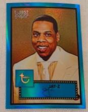 Jay Z 2005-06 Topps NBA Basketball Rookie Card 1952 #165 Blue Refractor Insert 74/149 Rapper RC