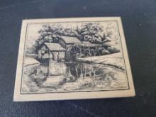 Graves Mill Rubber Stamp $1 STS