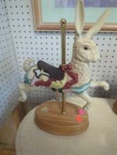Rabbit Music Box from the Collection The American Carousel by Tobin Farley, 2nd Edition (1410/9500),
