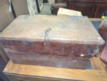 Old Style Chest, Appears to have Some Wear, Appears to have Hole on Back Right Bottom Corner,