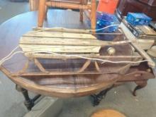 Old Style Snow Sled, Approximate Dimensions - 6" H x 32" W x 18" D, Appears to have Some Rust and
