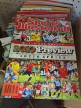 Box Lot of Assorted Books To Include, Southern Living Landscape Book, World Cup 1998, Sports