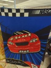 Lot of 2 Nascar Throw Blankets, Appears to be in Good Condition, What You See in the Photos is