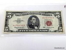 1963 Currency - $5 United States Note