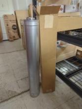 36" STAINLESS STEEL WATER HEATER VENT, OPEN BOX. MSRP 56.83