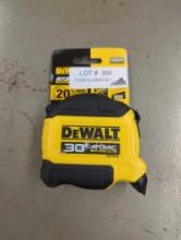 DEWALT ATOMIC 30 ft. x 1-1/8 in. Tape Measure. Comes as is shown in photos. Appears to be new but