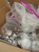 Lot of 2 Boxes of An Assortment of Door And Or Cabinet Knobs/Pulls, What you see in photos is what
