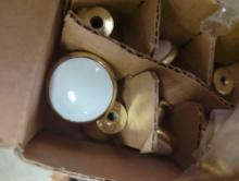 Lot of 2 Boxes of Assorted Door And Or Cabinet Knobs/ Pulls, What you see in photos is what you will