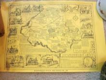 Vintage Chesterfield Map $5 STS