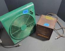 Electric heater & Fan $5 STS