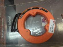 Klein Tools 25 ft. Fish Tape 1/4 in. W Steel Blade, Retail Price $17, Appears to be Used, What You