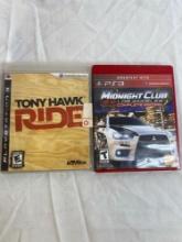 Preowned 2 PlayStation 3 games: Tony Hawk Ride & Midnight Club Los Angeles (complete edition)
