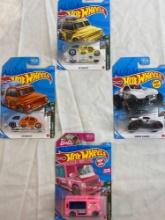 Brand New: 4 Hot Wheels assorted collectibles