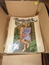 (GAR) BIX LOT OF ASSORTED FASHION BOOKS, SUCH AS SIMPLICITY, BUTTERICK, MCCALL'S, ETC WHAT YOU SEE