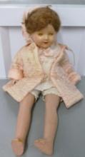 VINTAGE LARGE DOLL MADE OF BISQUE