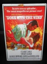 GONE WITH THE WIND VINTAGE TIN SIGN