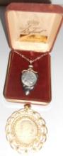 BUFFALO NICKLE NECKLACE AND QUARTER NECKLACE CHARM