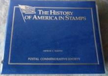 THE HISTORY OF AMERICA IN STAMPS BOOK