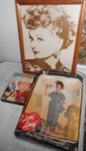 I LOVE LUCY SET: DVS?S, PICTURE AND DOLL